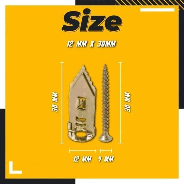 Selvborende ankerskruer for rask montering