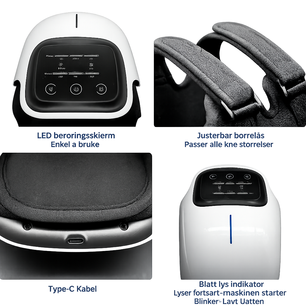 Draagbaar kniemassageapparaat