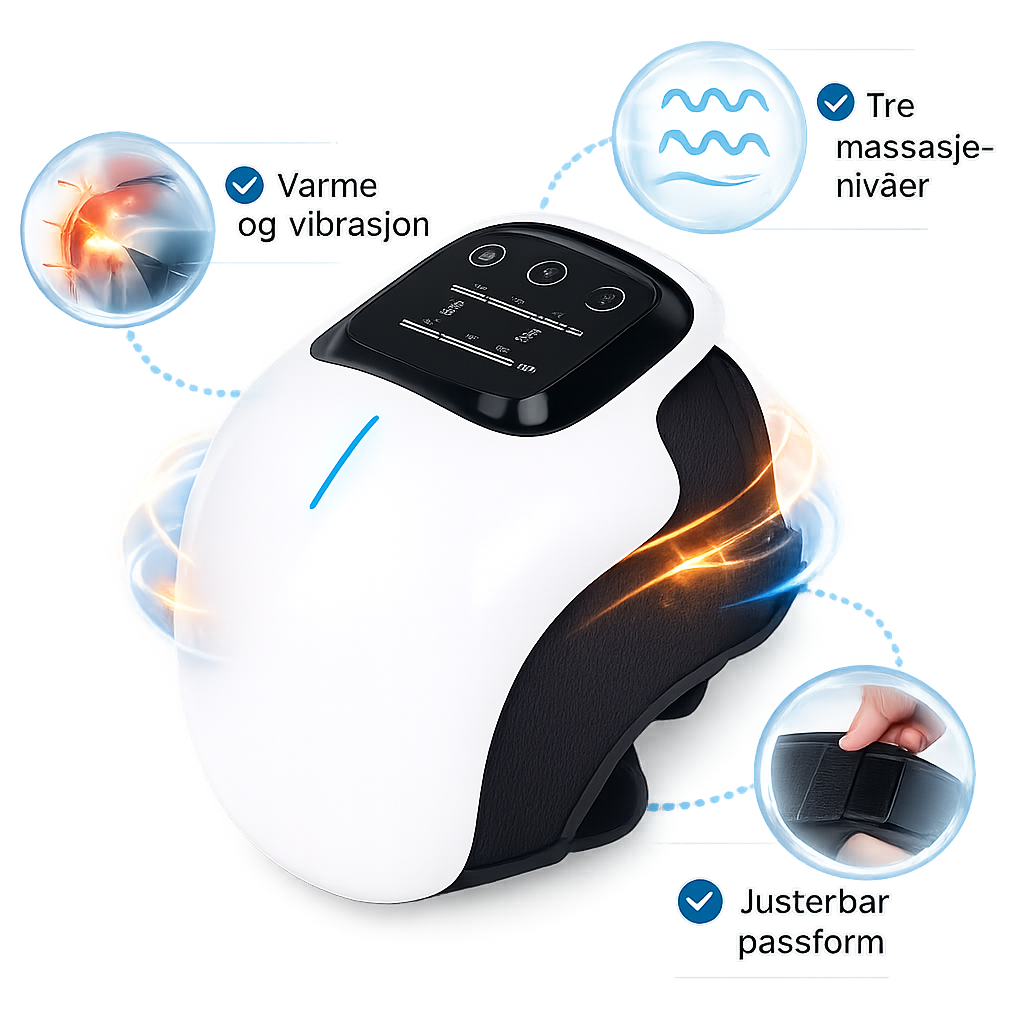 Draagbaar kniemassageapparaat