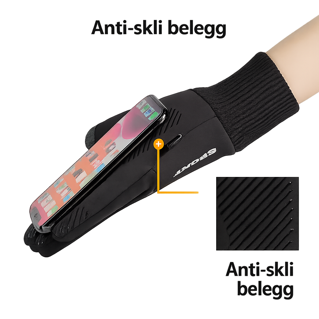 Waterdichte touchscreen winterhandschoenen