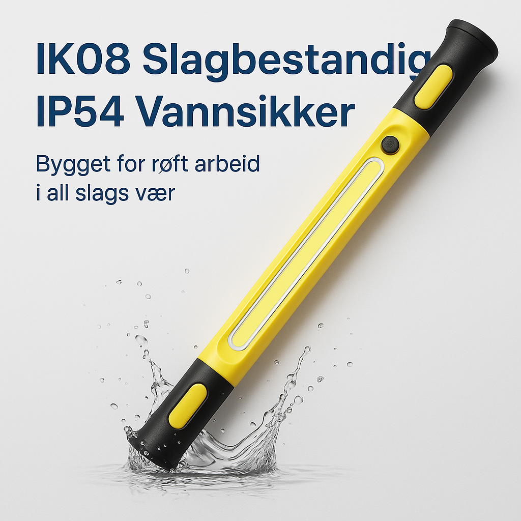 Superlys Magnetisk Arbeidslampe med Oppladbart Batteri