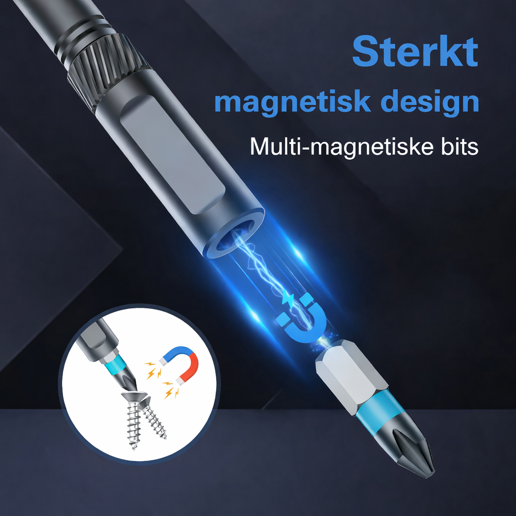 Multifunksjonell skralleskrutrekker til hjem og verksted