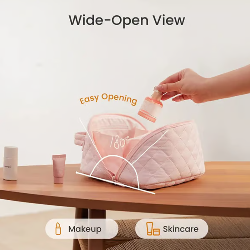 Kompakt reisesminkemappe for dame