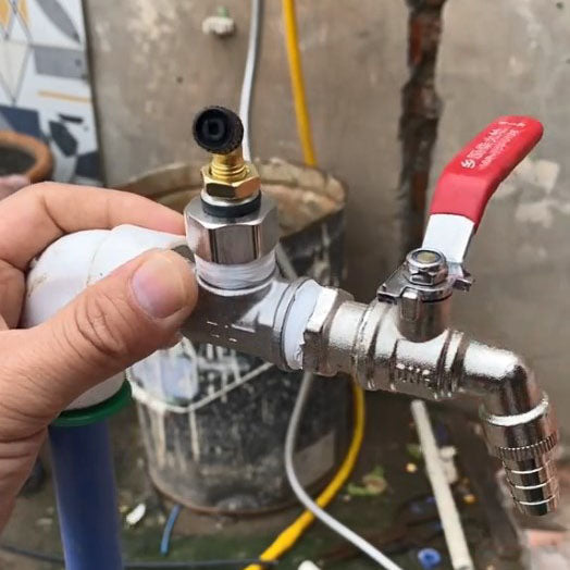 Frostsikringsventil til utekran