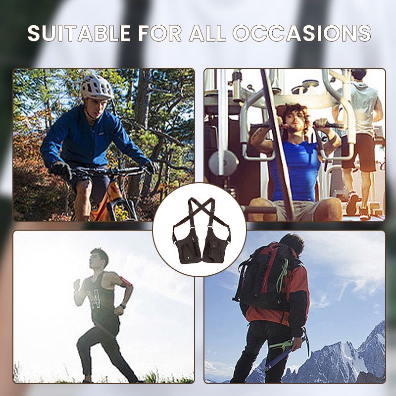 Herre anti-tyveri ryggsekk med mange lommer