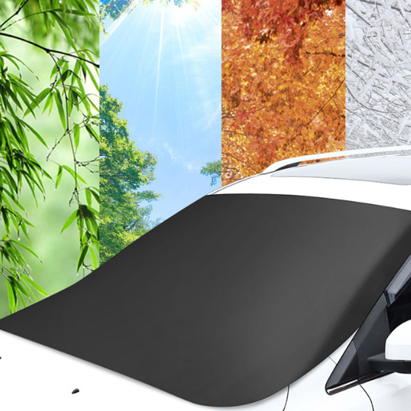 Magnetisk frontrutetrekk mot snø og is