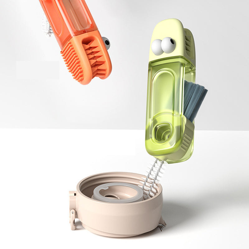 4-i-1 fleksibel flaskebørste for mellomrom