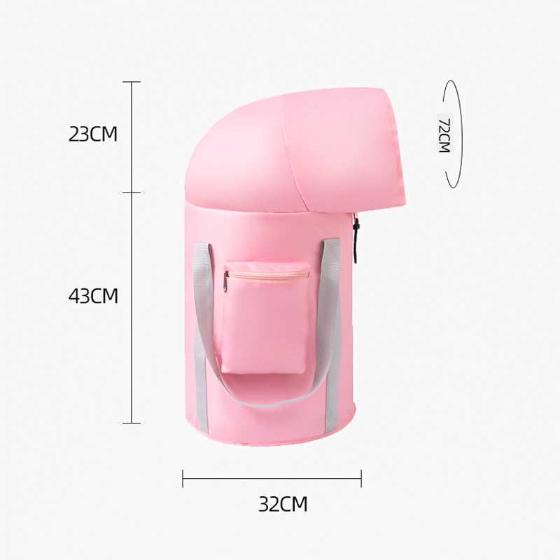 Sammenleggbart bærbart fotbad for fotpleie