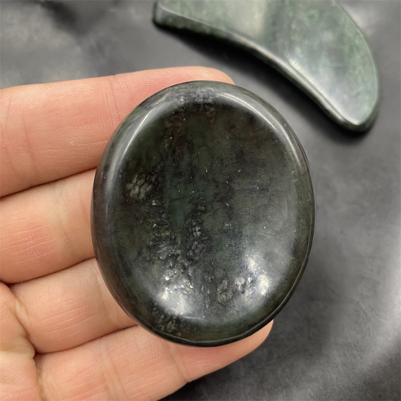 Gua Sha massasjesett i naturstein