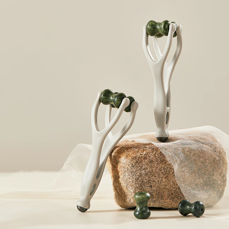 Gua Sha massasjesett i naturstein