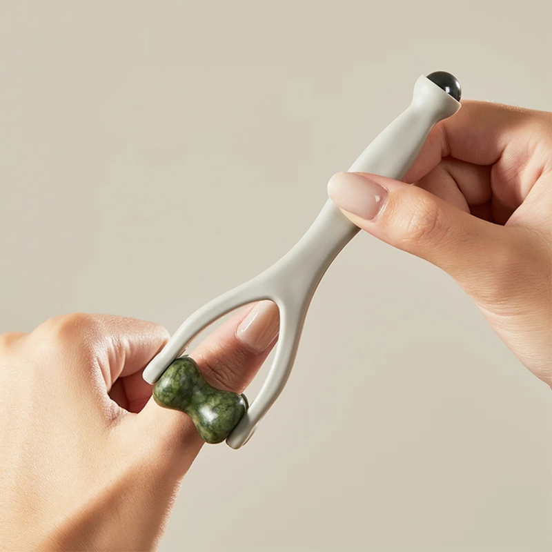 Gua Sha massasjesett i naturstein