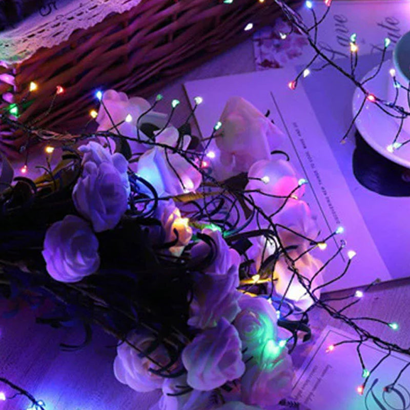 Julelys til vindusdekorasjon