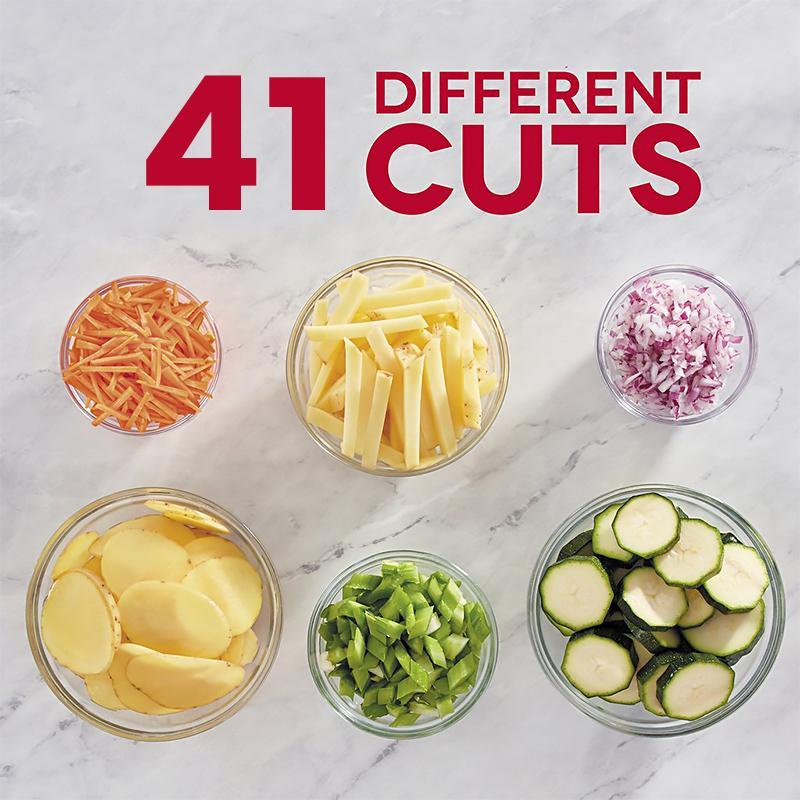 Justerbar mandolinjern for grønnsaker