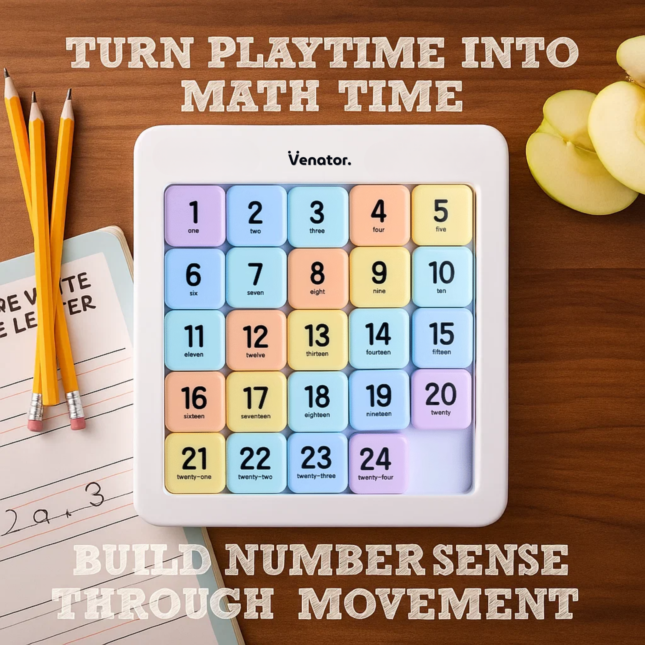 Skyvepuslespill for hjernetrening perfekt julegave