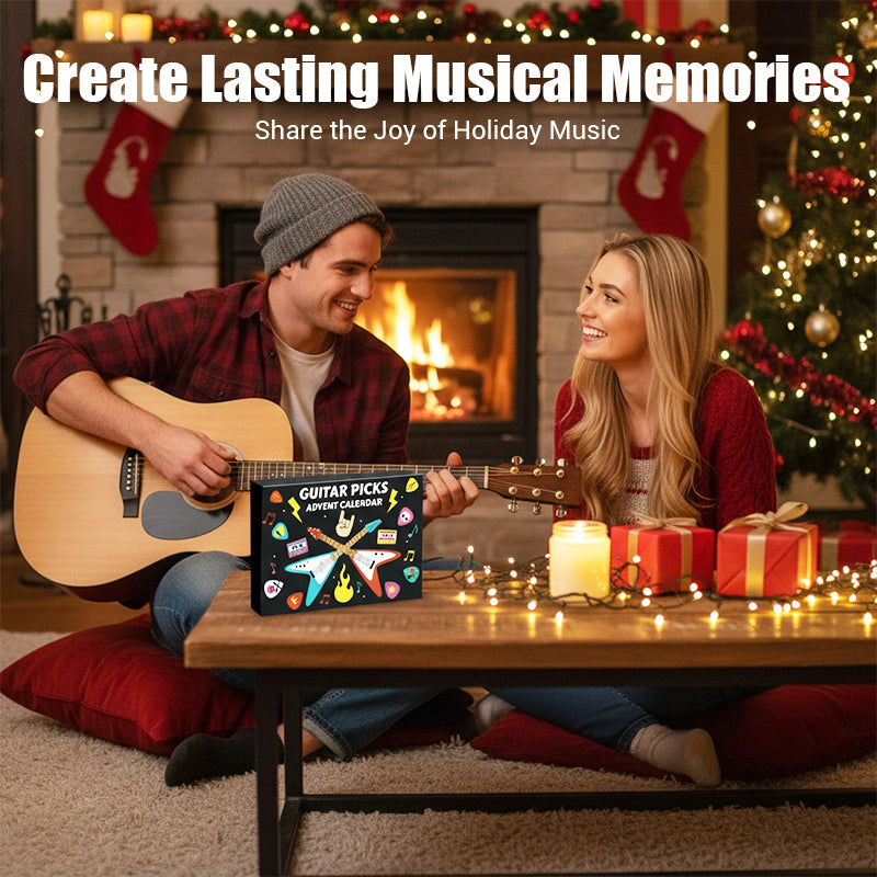 Gitarplekter julekalender 24 luker