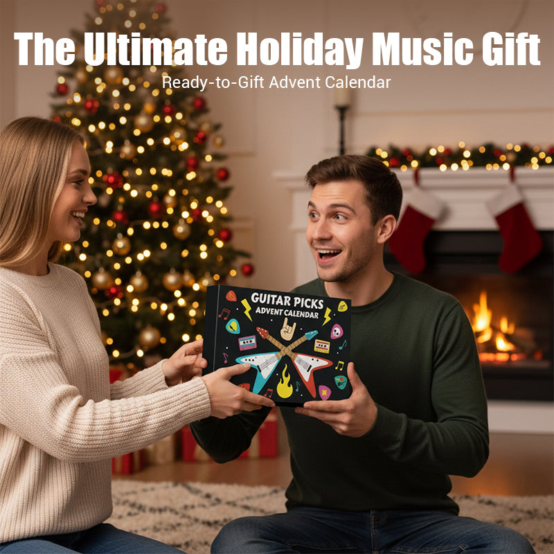 Gitarplekter julekalender 24 luker