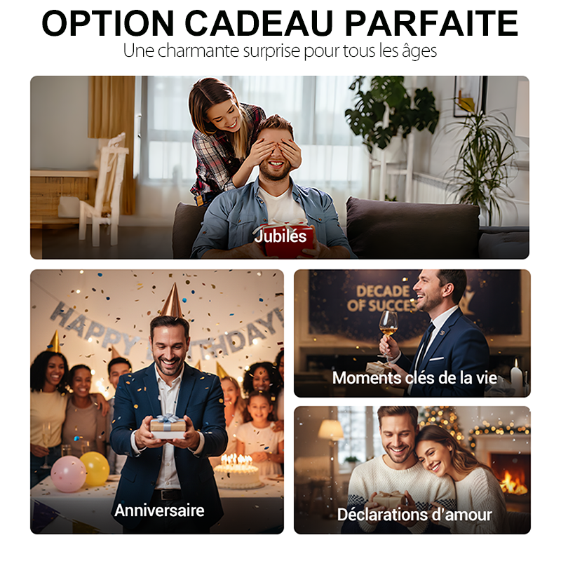 Vanntett herresportsklokke selvlysende display